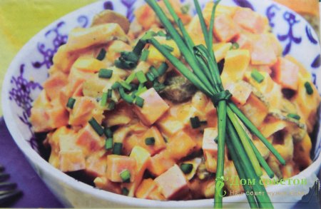 Мясной салат "Санта Барбара"