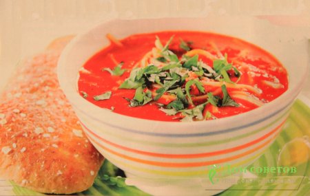 Пикантный суп с рисом.