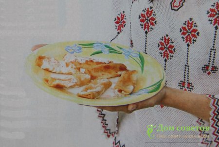 Налистники с яблоками