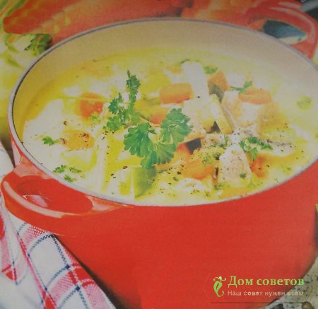 Легкий овощной суп