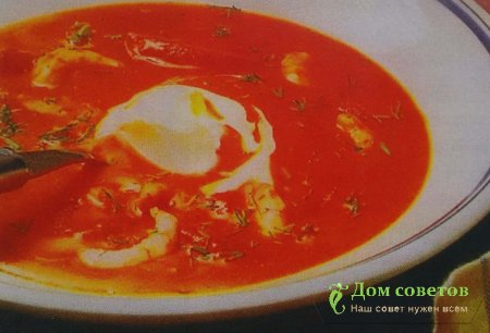 Борщ украинский с мясом