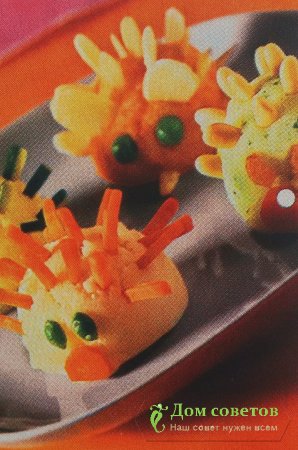 Картофельные ежики