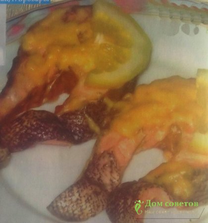 Рыба под сырной корочкой